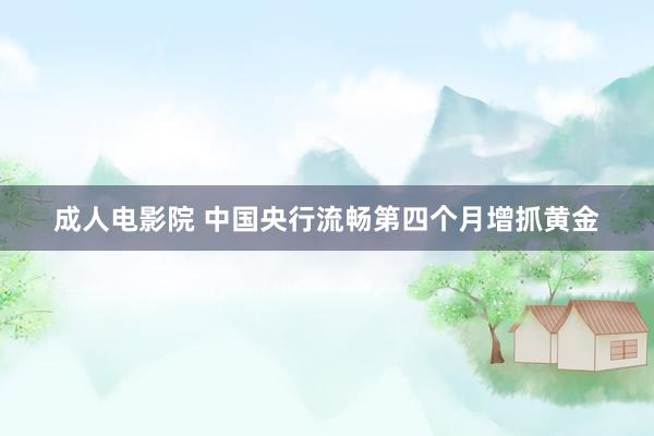 成人电影院 中国央行流畅第四个月增抓黄金