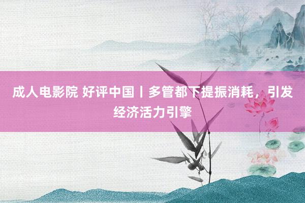 成人电影院 好评中国丨多管都下提振消耗，引发经济活力引擎