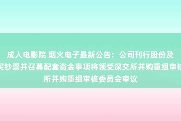 成人电影院 烟火电子最新公告：公司刊行股份及支付现款购买钞票并召募配套资金事项将领受深交所并购重组审核委员会审议