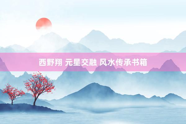 西野翔 元星交融 风水传承书箱